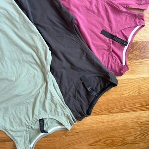 Four x4 Men’s Lululemon Running Tank Tops (Pink, Black, Green)